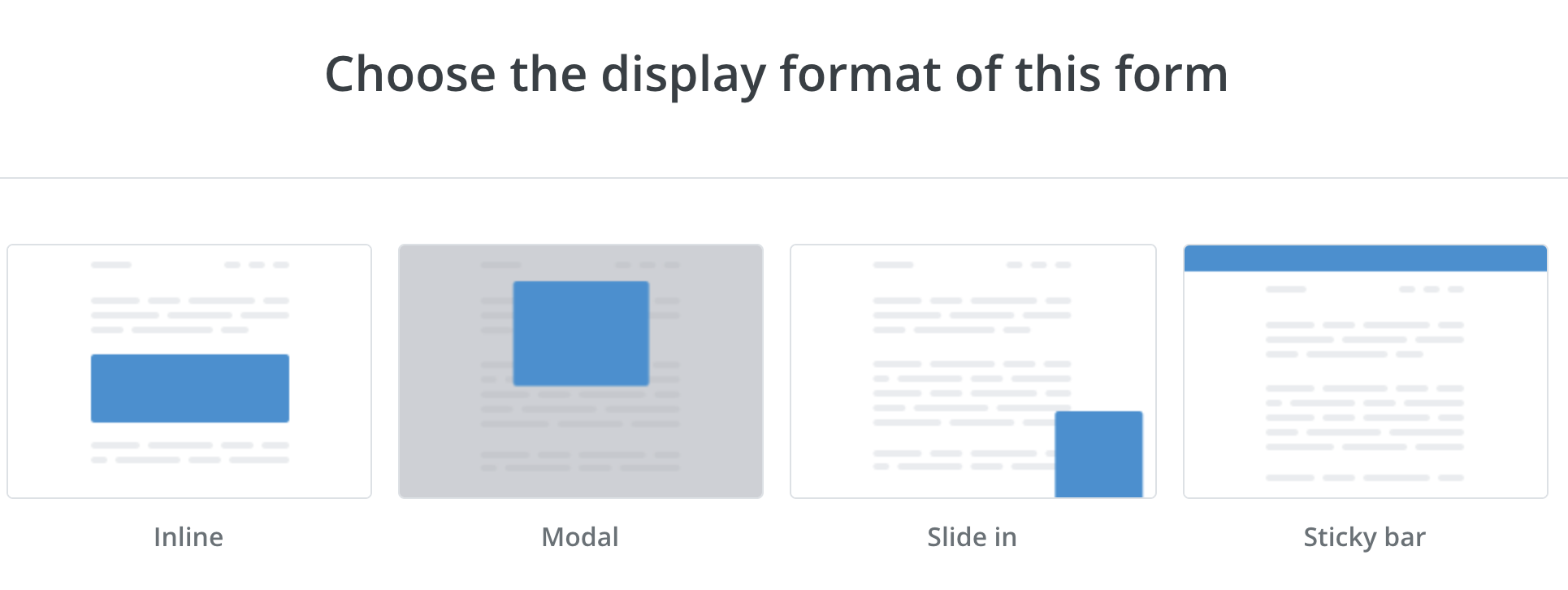 Forms format in Convertkit